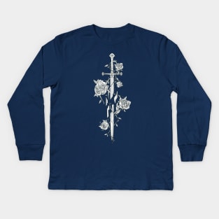 Roses of the Broken Sword Kids Long Sleeve T-Shirt